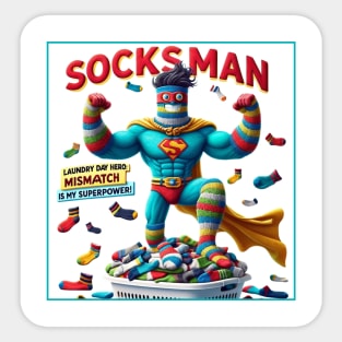 Socksman Sticker